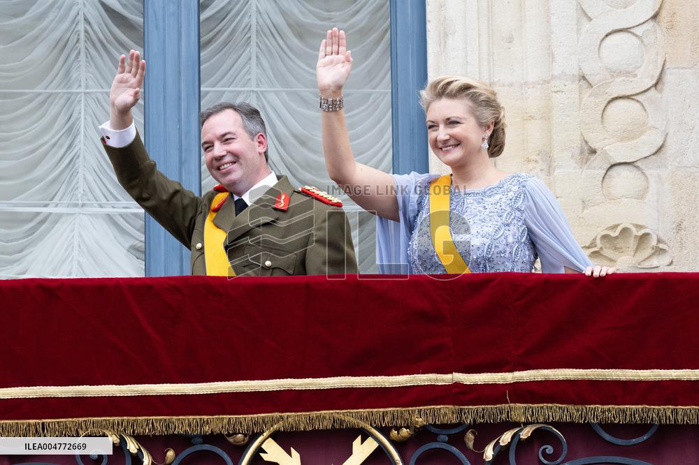 Abdication Ceremony of Luxembourg Grand Duke Henri - Balcony - Luxembourg