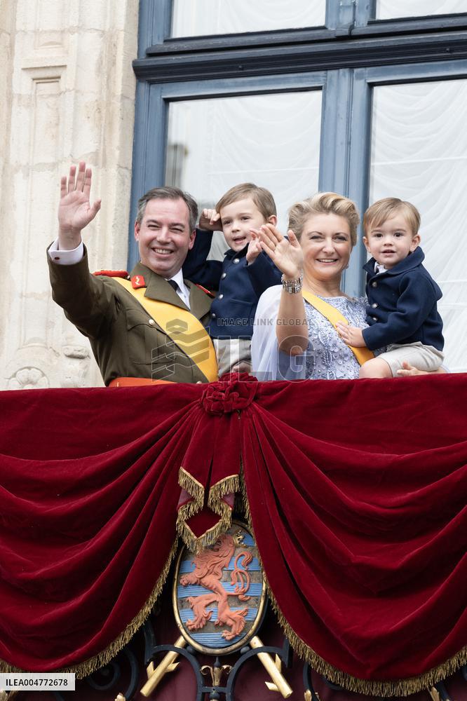 Abdication Ceremony of Luxembourg Grand Duke Henri - Balcony - Luxembourg