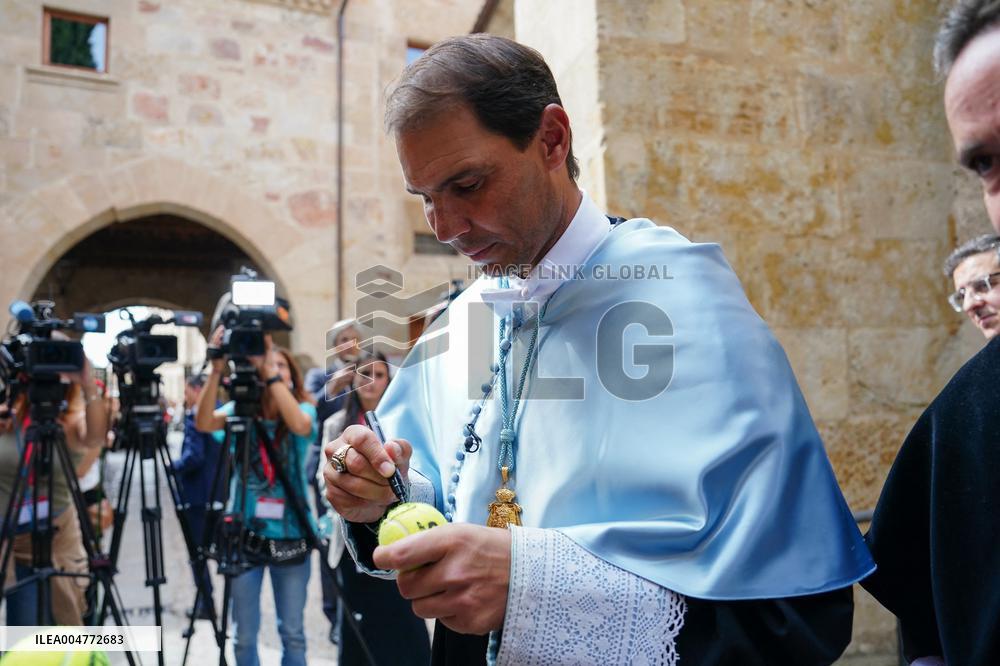 Rafael Nadal Invested Doctor 'Honoris Causa' By University of Salamanca - Spain