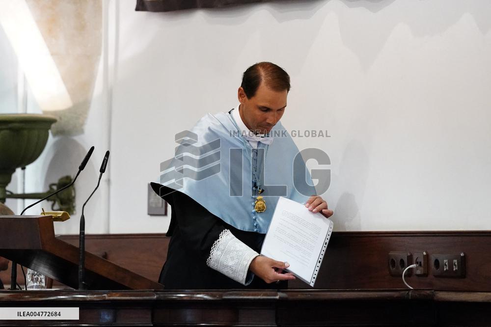Rafael Nadal Invested Doctor 'Honoris Causa' By University of Salamanca - Spain