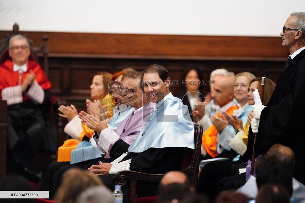 Rafael Nadal Invested Doctor 'Honoris Causa' By University of Salamanca - Spain
