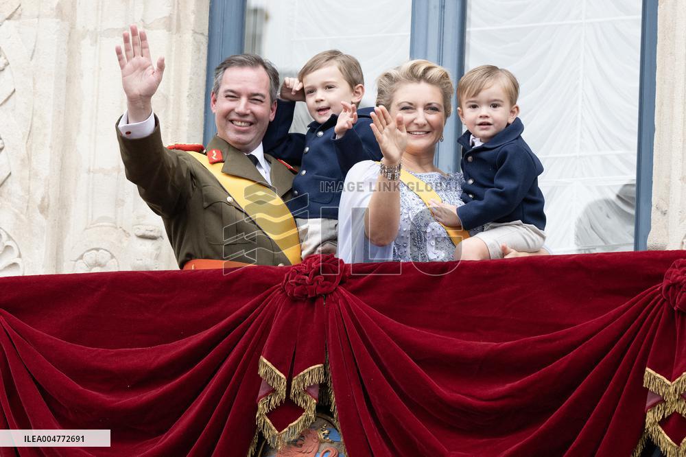 Abdication Ceremony of Luxembourg Grand Duke Henri - Balcony - Luxembourg