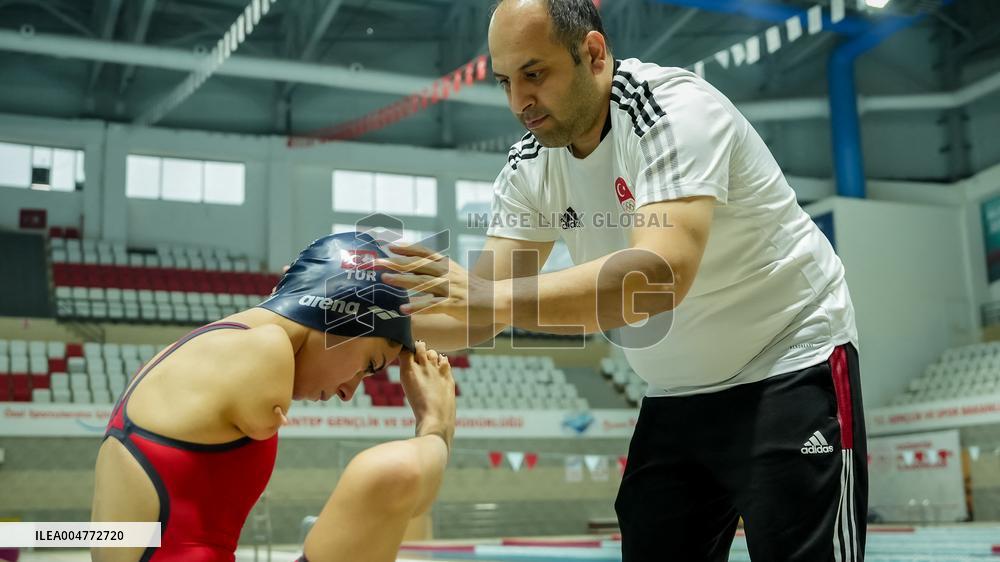 Turkish Paralympic Swimmer Sevilay Ozturk