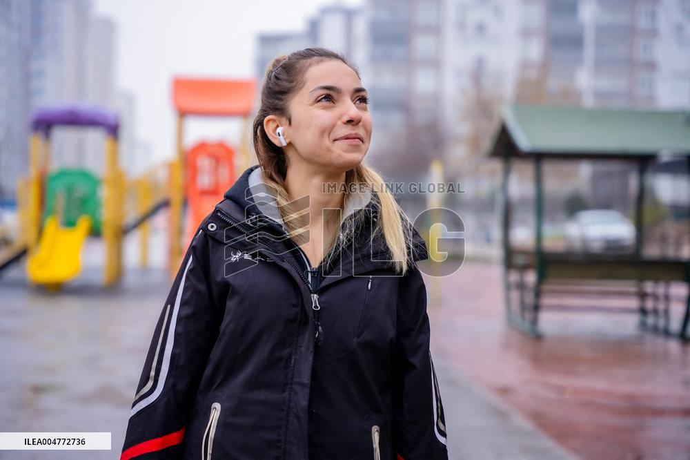Turkish Paralympic Swimmer Sevilay Ozturk