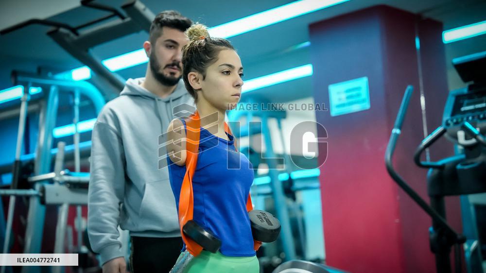 Turkish Paralympic Swimmer Sevilay Ozturk