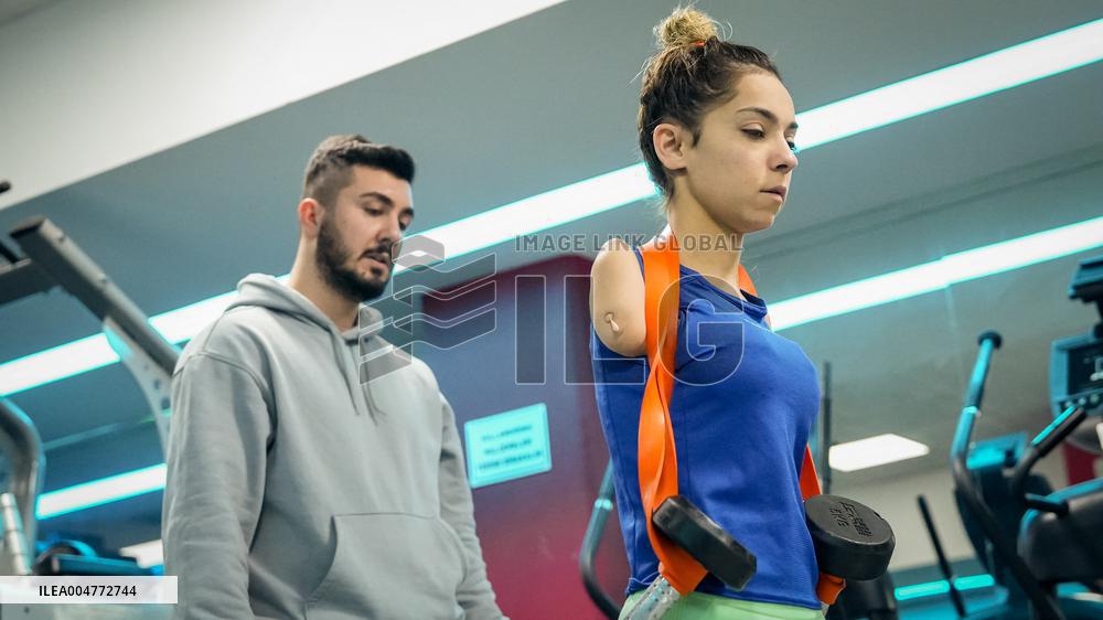 Turkish Paralympic Swimmer Sevilay Ozturk