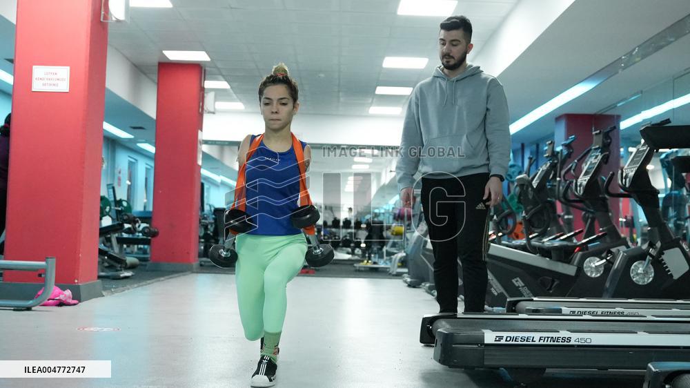 Turkish Paralympic Swimmer Sevilay Ozturk