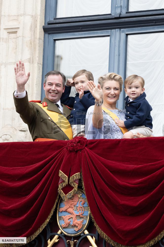 Abdication Ceremony of Luxembourg Grand Duke Henri - Balcony - Luxembourg
