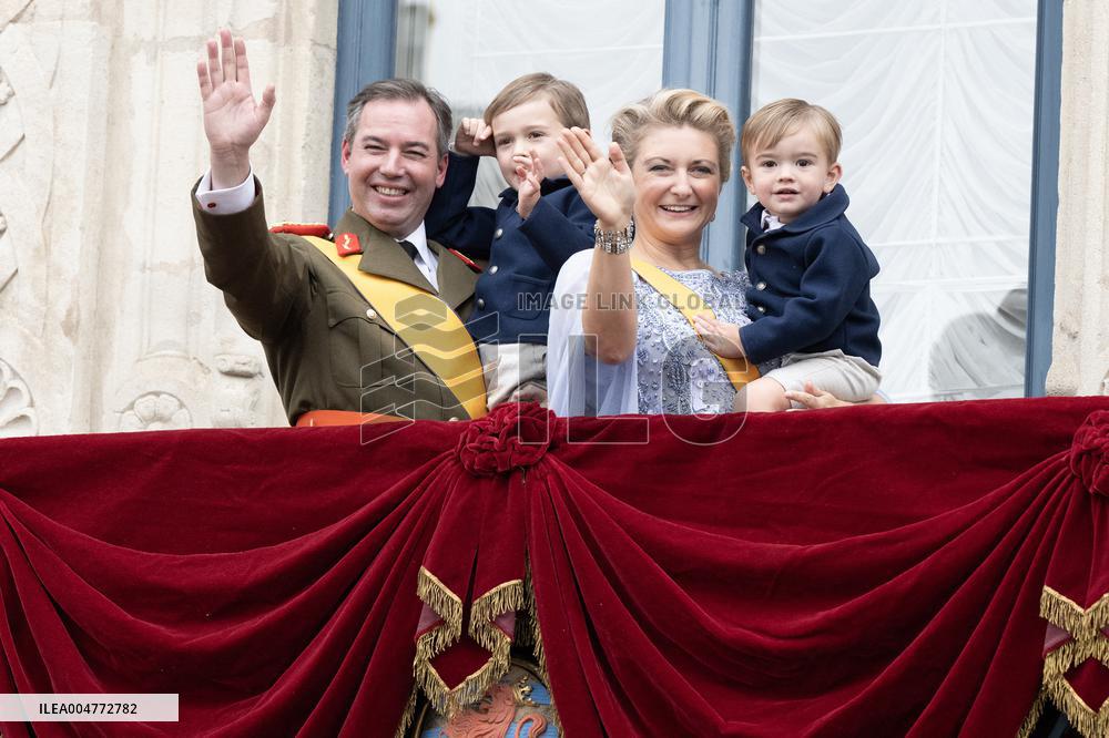 Abdication Ceremony of Luxembourg Grand Duke Henri - Balcony - Luxembourg
