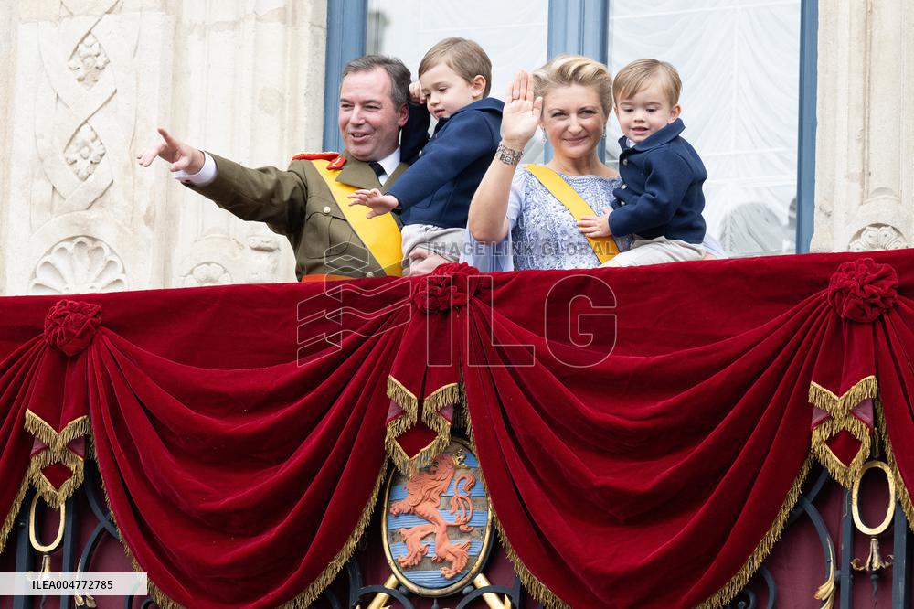Abdication Ceremony of Luxembourg Grand Duke Henri - Balcony - Luxembourg