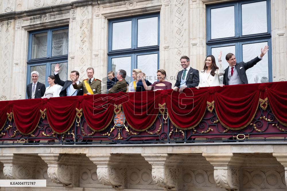 Abdication Ceremony of Luxembourg Grand Duke Henri - Balcony - Luxembourg