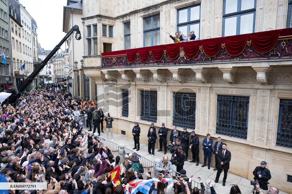 Abdication Ceremony of Luxembourg Grand Duke Henri - Balcony - Luxembourg