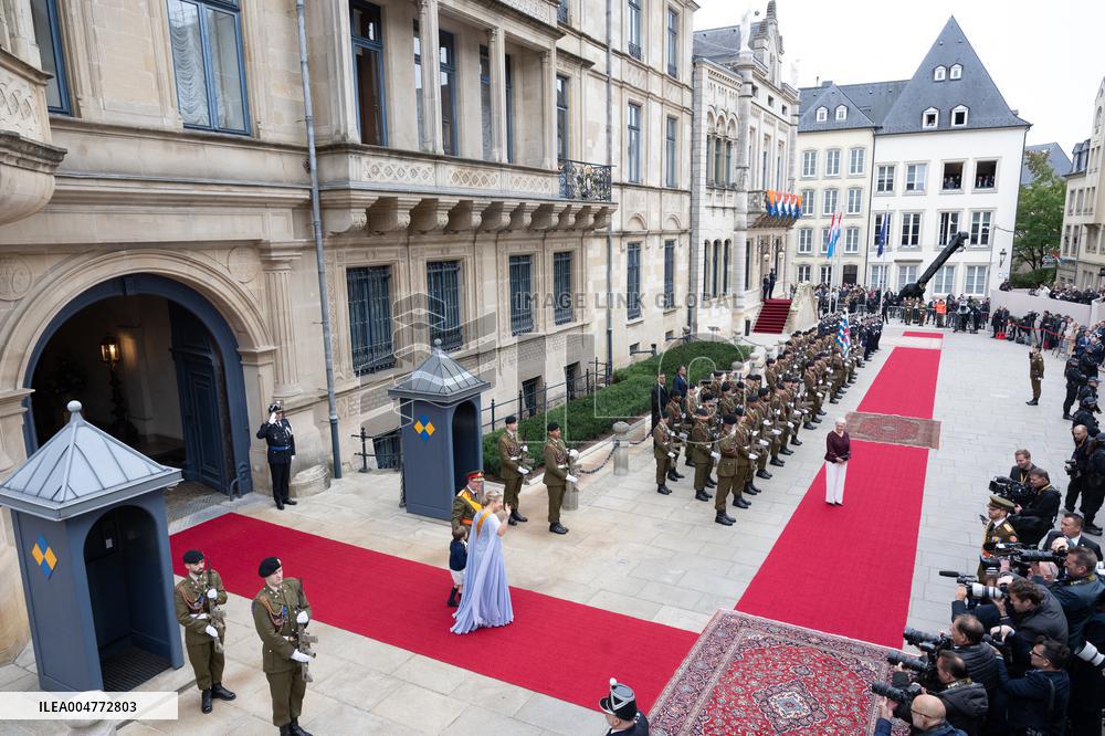 Abdication Ceremony of Luxembourg Grand Duke Henri - Balcony - Luxembourg