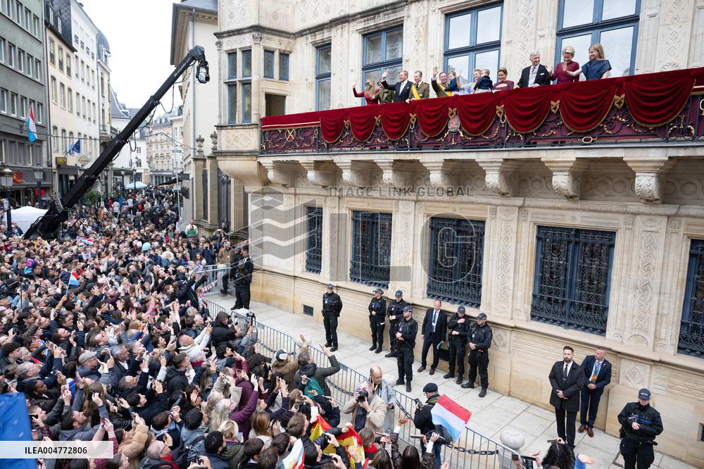 Abdication Ceremony of Luxembourg Grand Duke Henri - Balcony - Luxembourg