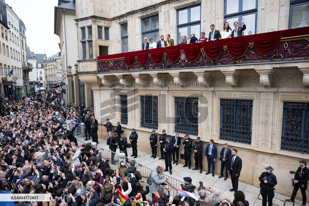 Abdication Ceremony of Luxembourg Grand Duke Henri - Balcony - Luxembourg