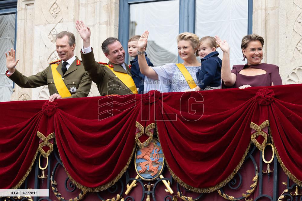 Abdication Ceremony of Luxembourg Grand Duke Henri - Balcony - Luxembourg