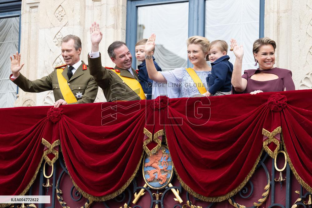 Abdication Ceremony of Luxembourg Grand Duke Henri - Balcony - Luxembourg