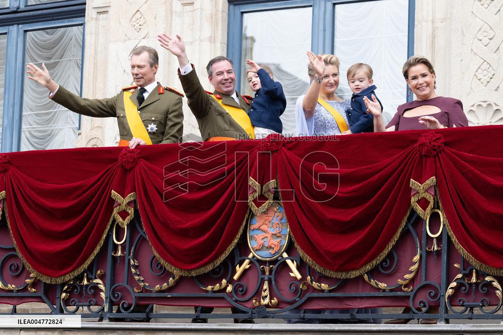 Abdication Ceremony of Luxembourg Grand Duke Henri - Balcony - Luxembourg