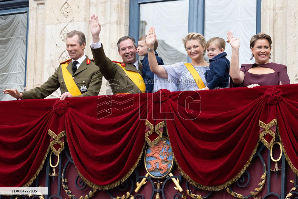Abdication Ceremony of Luxembourg Grand Duke Henri - Balcony - Luxembourg