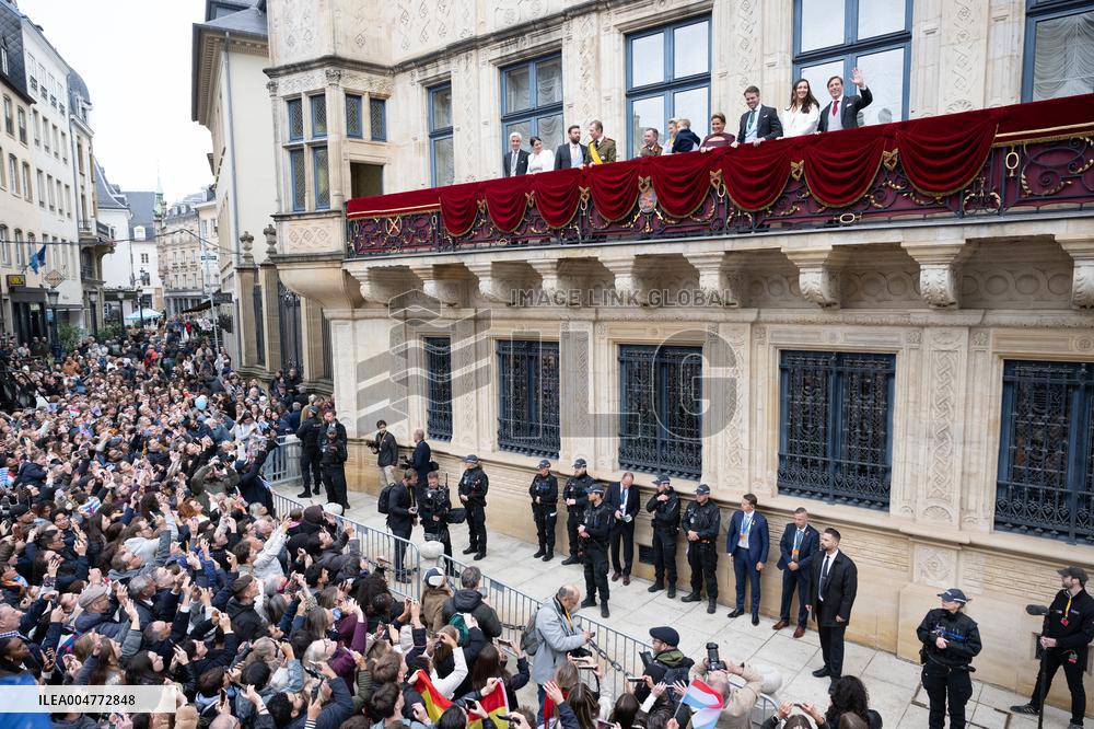 Abdication Ceremony of Luxembourg Grand Duke Henri - Balcony - Luxembourg