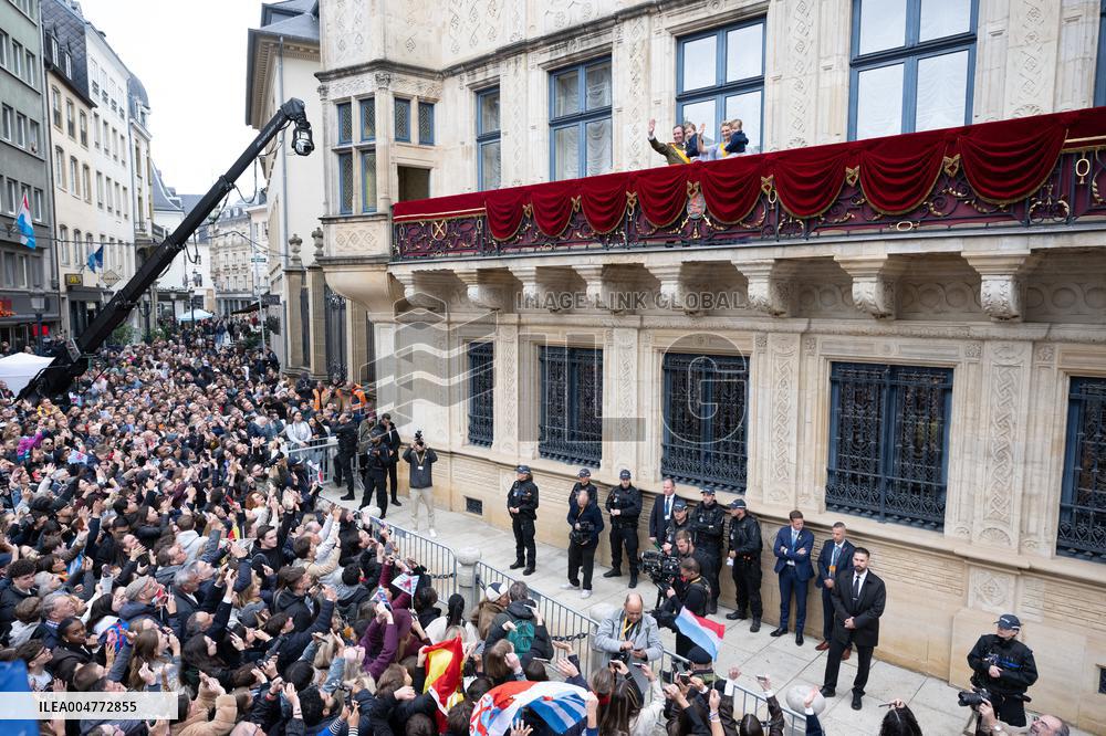 Abdication Ceremony of Luxembourg Grand Duke Henri - Balcony - Luxembourg