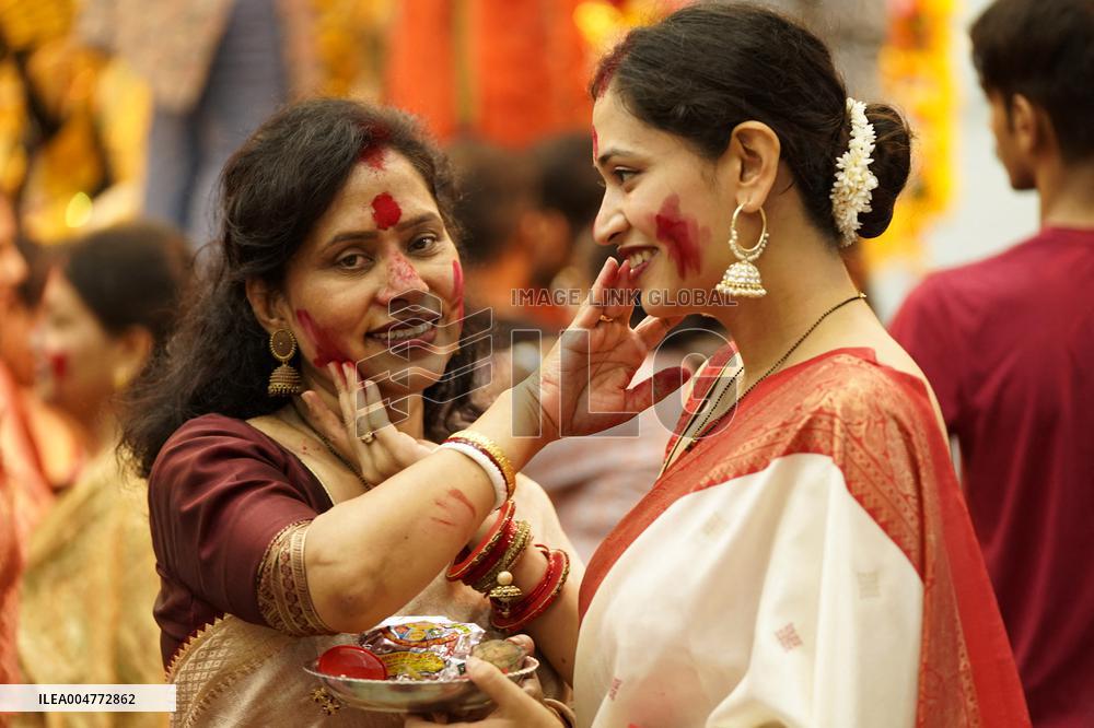 Sindhoor Khela Ritual - India