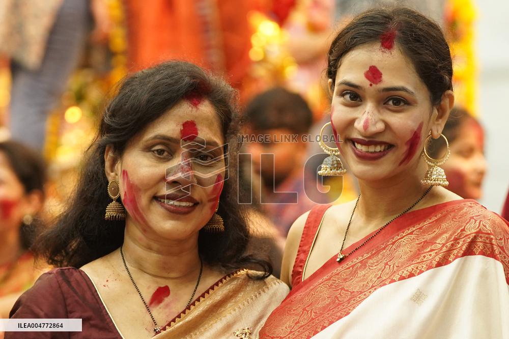 Sindhoor Khela Ritual - India