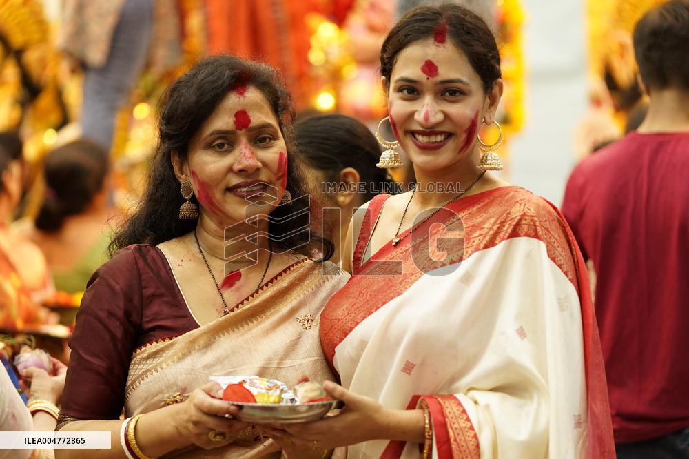 Sindhoor Khela Ritual - India