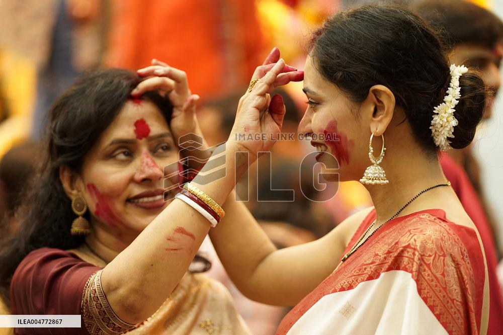 Sindhoor Khela Ritual - India