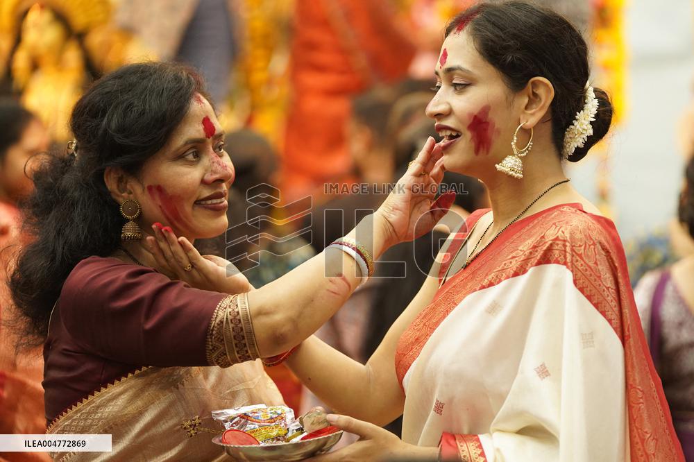 Sindhoor Khela Ritual - India