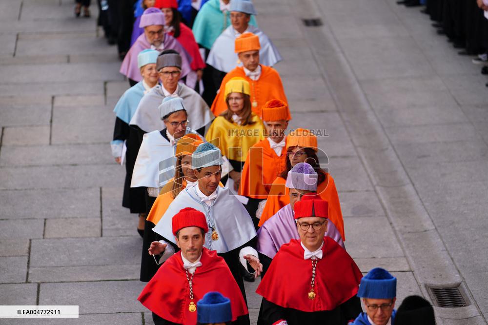 Rafael Nadal Invested Doctor 'Honoris Causa' By University of Salamanca - Spain