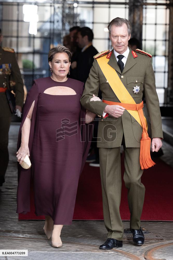 Abdication Ceremony of Luxembourg Grand Duke Henri - Balcony - Luxembourg