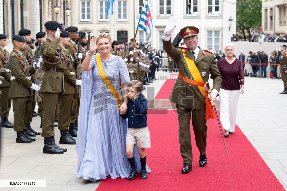 Abdication Ceremony of Luxembourg Grand Duke Henri - Balcony - Luxembourg