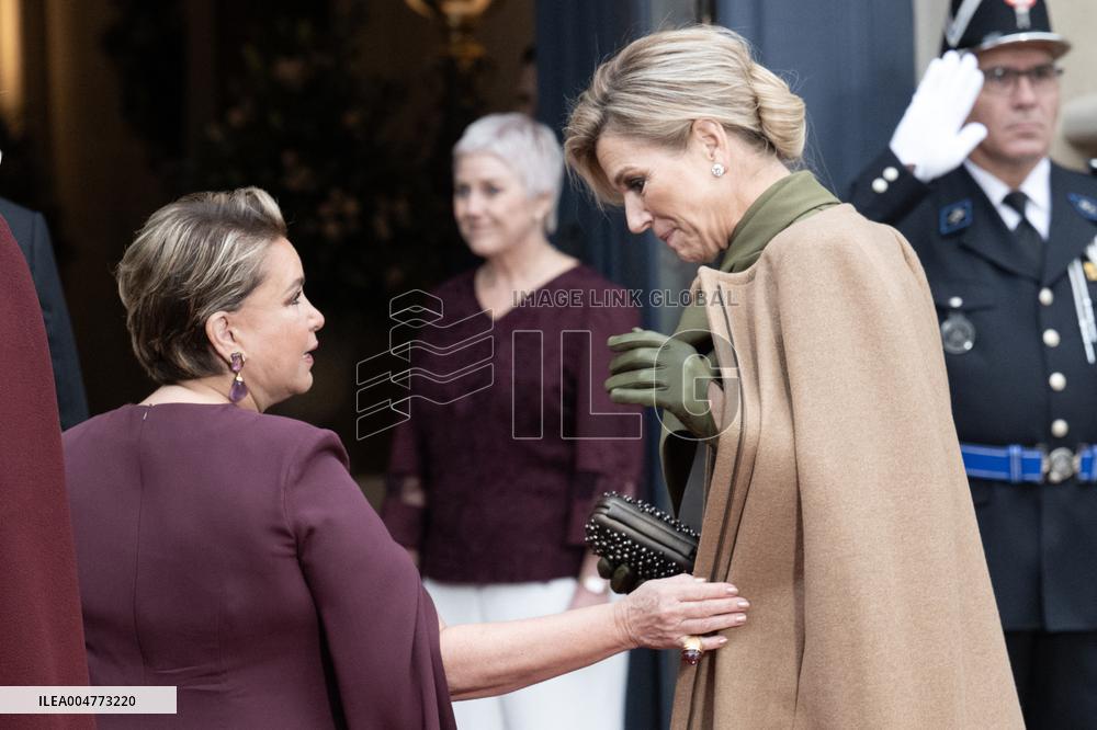 Abdication Ceremony of Luxembourg Grand Duke Henri - Balcony - Luxembourg
