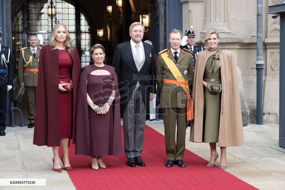 Abdication Ceremony of Luxembourg Grand Duke Henri - Balcony - Luxembourg