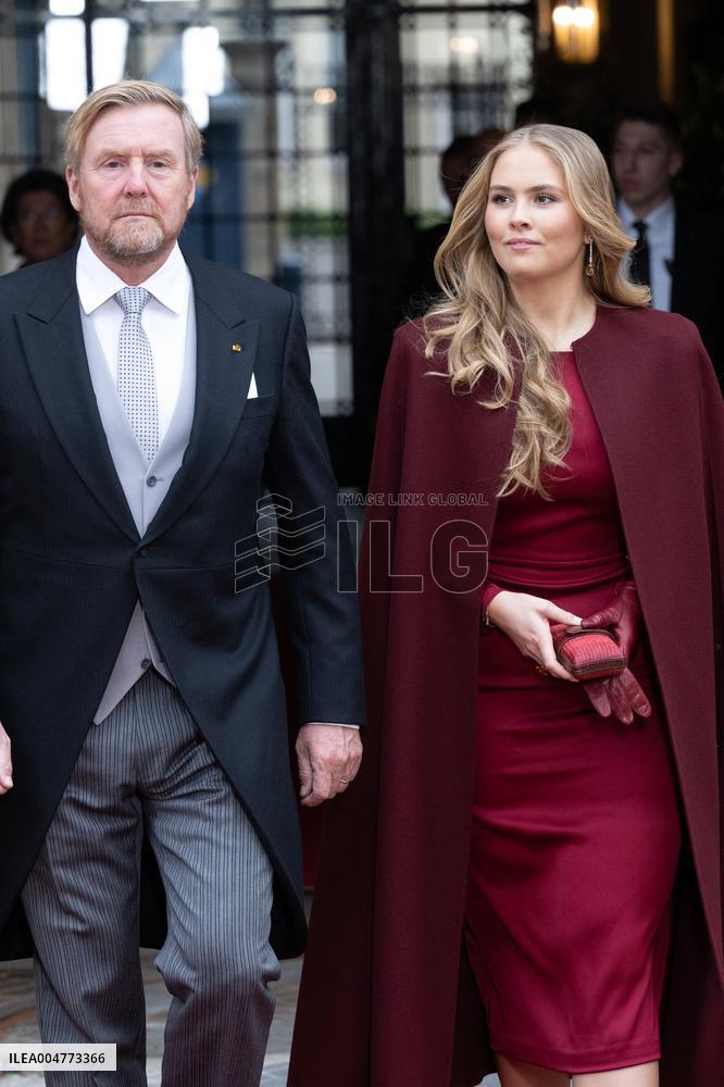 Abdication Ceremony of Luxembourg Grand Duke Henri - Balcony - Luxembourg