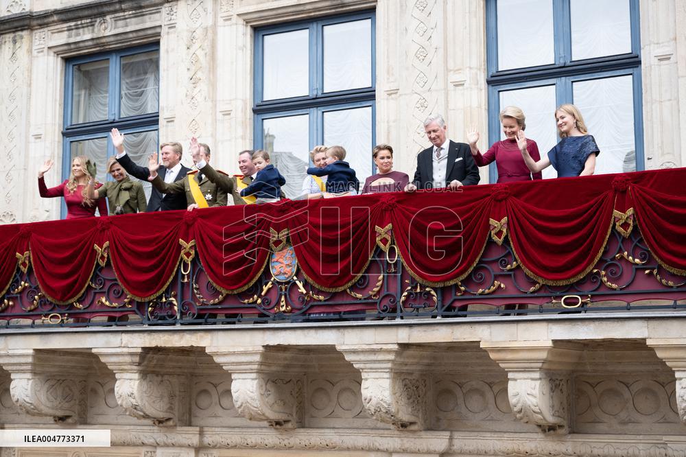 Abdication Ceremony of Luxembourg Grand Duke Henri - Balcony - Luxembourg