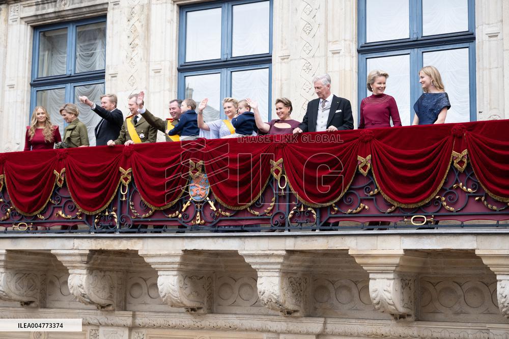 Abdication Ceremony of Luxembourg Grand Duke Henri - Balcony - Luxembourg