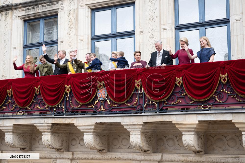 Abdication Ceremony of Luxembourg Grand Duke Henri - Balcony - Luxembourg
