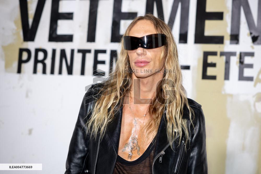 Photocall Vetements Womenswear - PFW