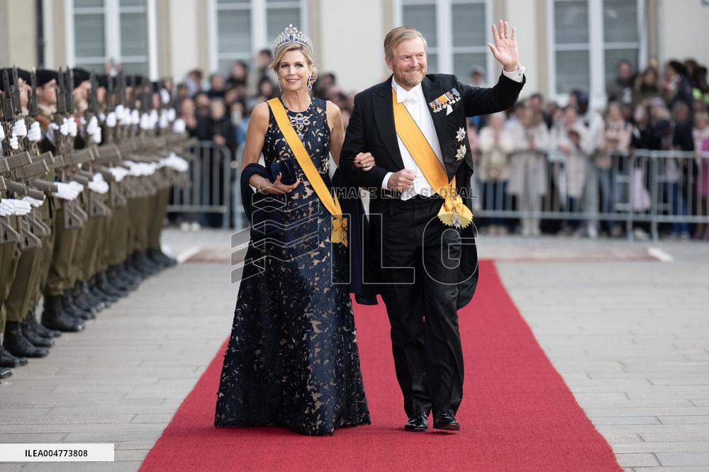 Abdication Ceremony of Luxembourg Grand Duke Henri - Dinner - Luxembourg
