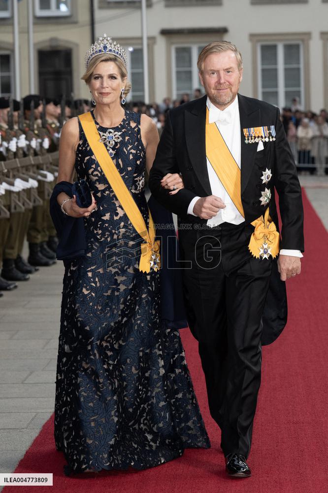 Abdication Ceremony of Luxembourg Grand Duke Henri - Dinner - Luxembourg