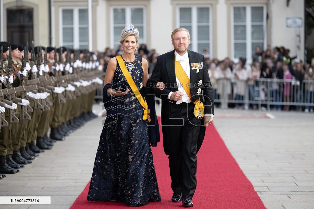 Abdication Ceremony of Luxembourg Grand Duke Henri - Dinner - Luxembourg