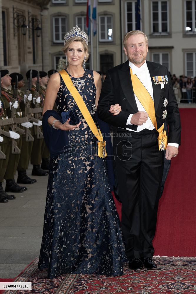 Abdication Ceremony of Luxembourg Grand Duke Henri - Dinner - Luxembourg