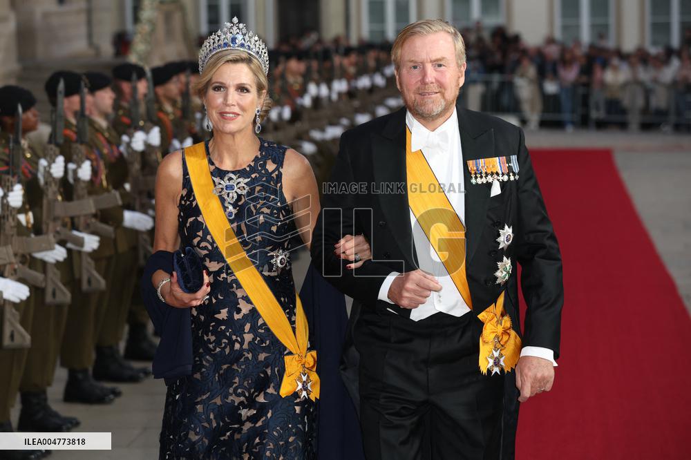 Abdication Ceremony of Luxembourg Grand Duke Henri - Dinner - Luxembourg