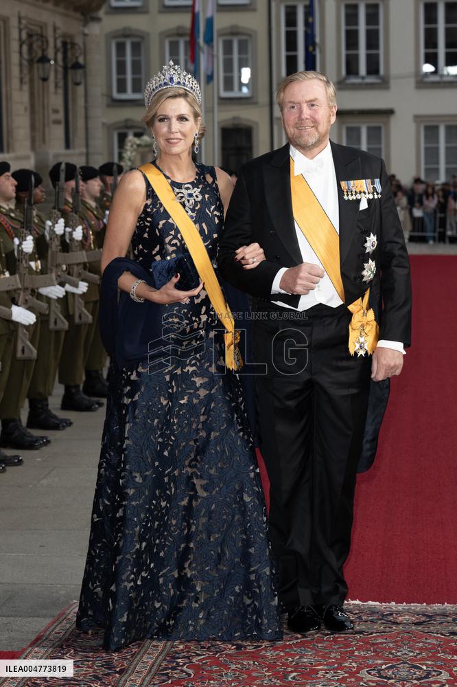 Abdication Ceremony of Luxembourg Grand Duke Henri - Dinner - Luxembourg