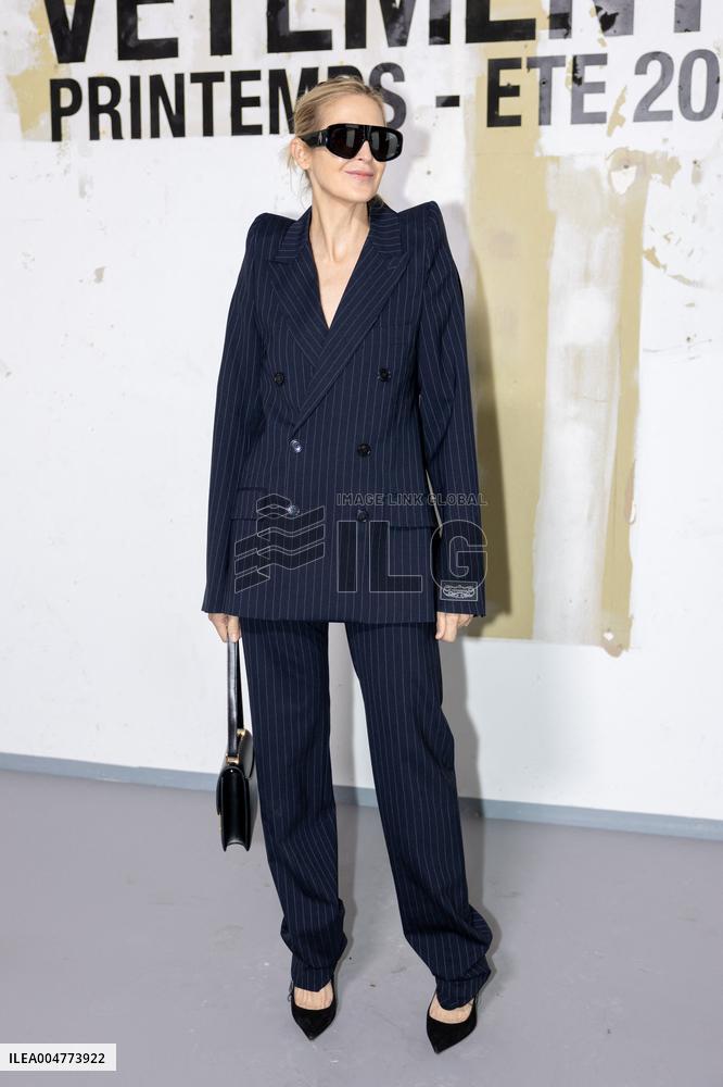 Photocall Vetements Womenswear - PFW