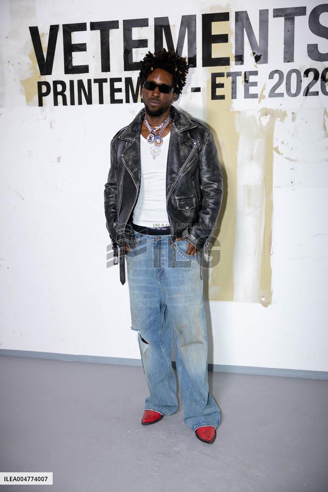 Photocall Vetements Womenswear - PFW