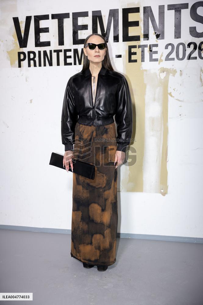 Photocall Vetements Womenswear - PFW