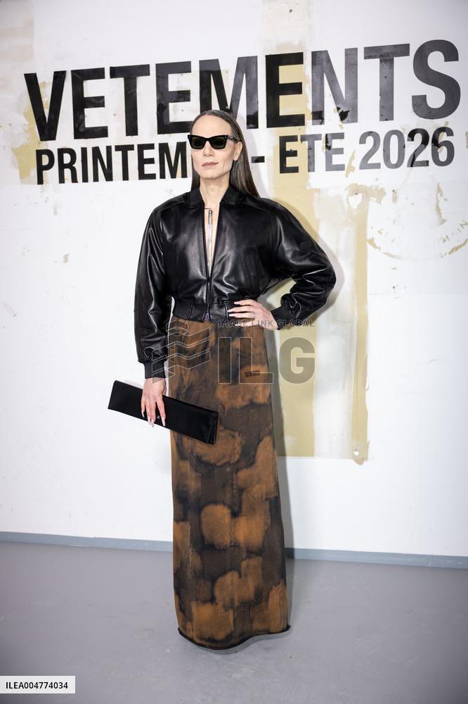 Photocall Vetements Womenswear - PFW